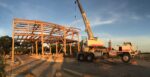 crane service for installing trusses